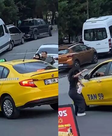 Taksici dehşeti Genç kızı yumruk atarak bayılttı