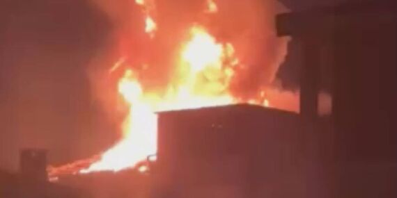 Beyoğlu’nda korku dolu anlar: Tüp, bomba gibi patladı!