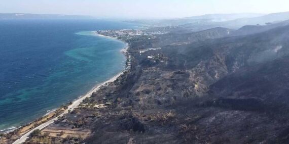Çanakkale’deki yangın felaketleri sonrası… Uydu fotoğrafları ortaya çıktı!