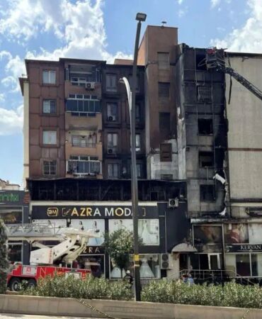 gaziantepte çıkan yangın 23 kişiyi hastanelik etti