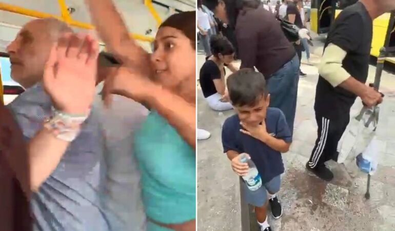 İETT otobüsünde kavga: Biber gazıyla müdahale etti!