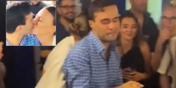 Serenay Sarıkaya ve Mert Demir aşka geldi: Kuliste öpücüklere boğdu!