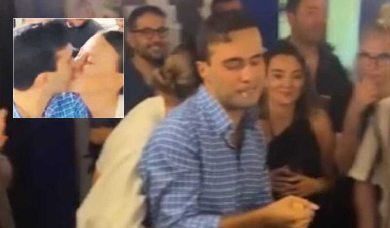 Serenay Sarıkaya ve Mert Demir aşka geldi: Kuliste öpücüklere boğdu!