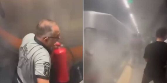 Yenikapı metrosunda korkutan anlar: İstasyon dumanla kaplandı!