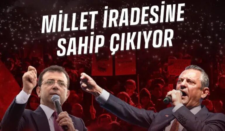 CHP’nin yeni miting adresi belli oldu Bahçelievler Haznedar Meydanı