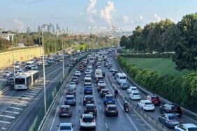 İstanbul'da trafik yoğunluğu!