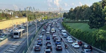 İstanbul'da trafik yoğunluğu!
