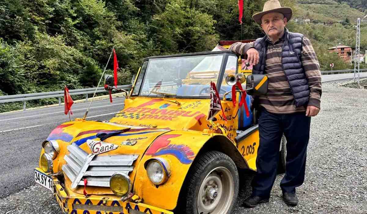 ‘Zigana’ adını verdiği arabayı 50 bin TL’ye yaptı, 1,5 milyonluk teklifleri geri çevirdi