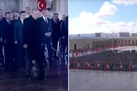 Anıtkabir'de yine aynı ayıp 'Erdoğan' sloganları atıldı