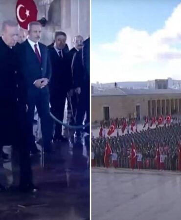 Anıtkabir'de yine aynı ayıp 'Erdoğan' sloganları atıldı