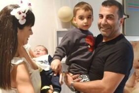 Emre Karayel 53. yaşını yeni doğan oğluyla kutladı1