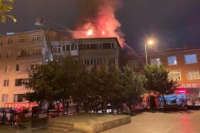 Sevgilisi işyerine almayınca binayı kundakladı!