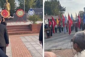 Atatürk’ü anma töreninde skandal Kaymakamın geç kaldığı törende çelenkler sunulamadı