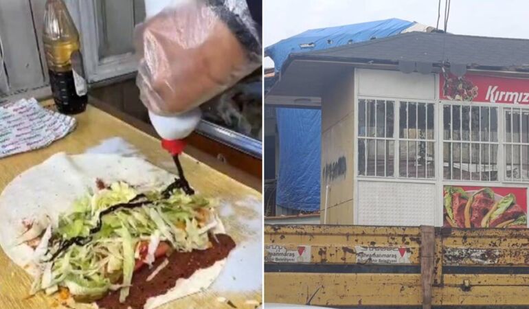 Çiğköfteye deterjan kabıyla sos döken esnafa dev ceza!