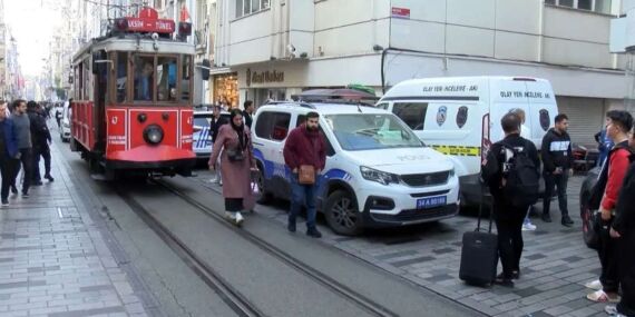 İstiklal Caddesi’nde silahlı kavga!