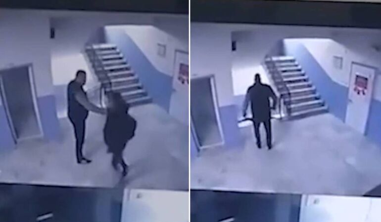 Okulda büyük skandal: Otizmli öğrenciyi merdivenden itti!