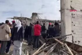 Şanlıurfa'da beton dökümü sırasında facia İşçiler göçük altında kaldı!