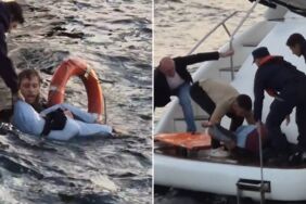 Turist vapurdan denize düştü