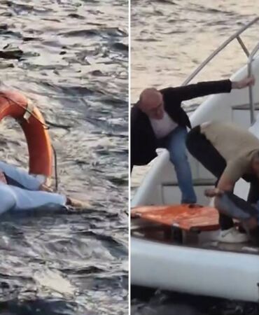 Turist vapurdan denize düştü
