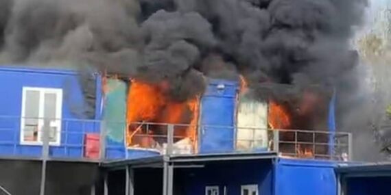 Yıldız Teknik Üniversitesi’nin kampüsünde korkutan yangın!