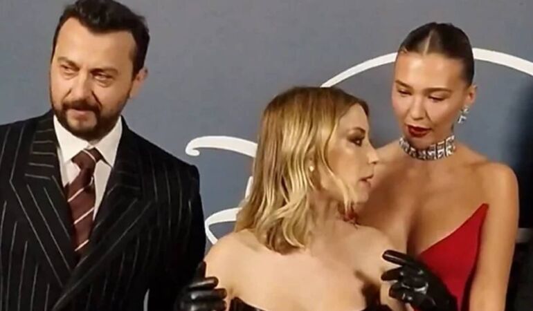 ‘Sekizinci Aile’ galasında gerginlik: Hazal Kaya ve Melisa Döngel arasında yer krizi!