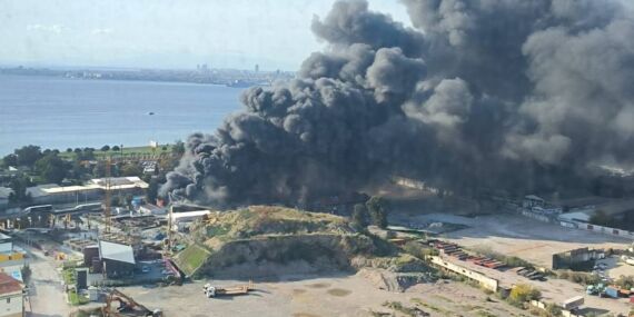 İzmir’de korkutan yangın!