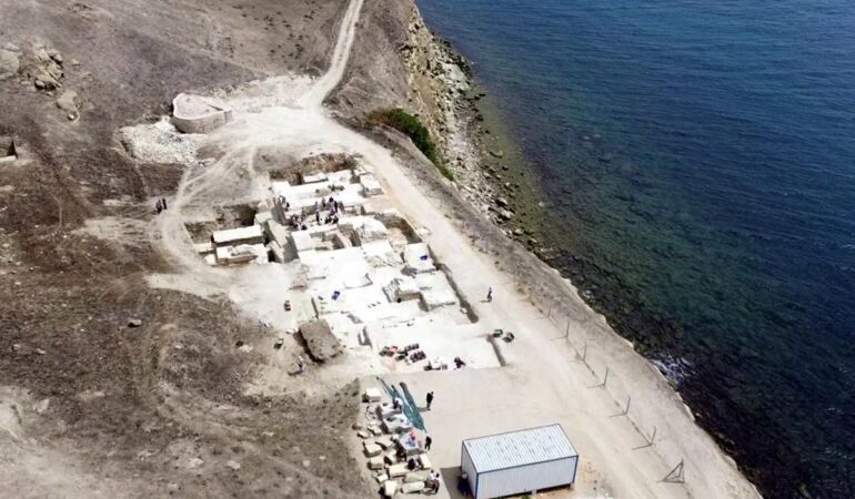 tekirdağ’daki kazılarda su altından tarih çıktı antik liman yapısı tespit edildi