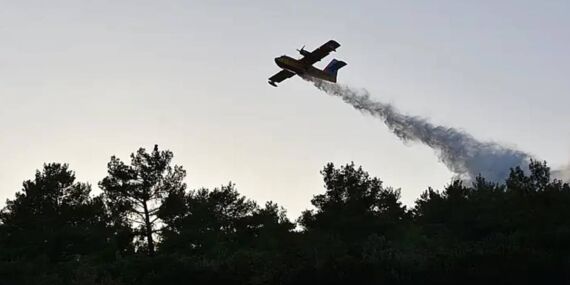 Yangın söndürme uçağının enkazına ulaşıldı: Pilot şehit oldu!