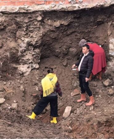 Bursa'da inşaat kazısında insan kemikleri bulundu