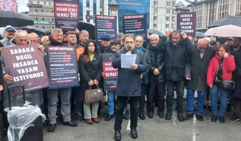 CHP Rize İl Başkanlığı’ndan asgari ücret tepkisi!