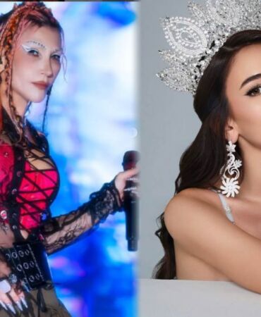 Hande Yener'den Miss Universe temsilcisi Ceren Arslan’a sahnede büyük destek
