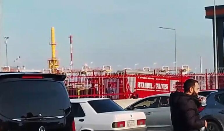 İstanbul’da Botaş tesislerinde korkutan yangın!