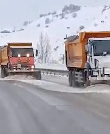 Meteoroloji uyardı! Erzincan’ın yüksek kesimlerinde kar yağışı devam ediyor