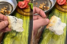 Nevşehir’de ekmekten jilet çıktı “Son anda fark ettim”