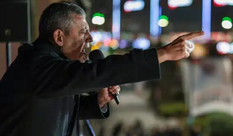 Özgür Özel Kağıthane’den seslendi 'Ama sen ama oğlun ama damat...'