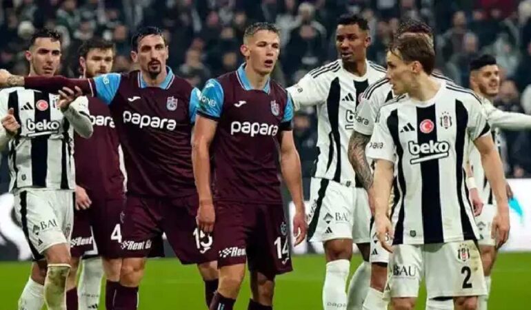 Süper Lig'de dev randevu! Trabzonspor - Beşiktaş maçı ne zaman, saat kaçta, hangi kanalda Şifresiz mi