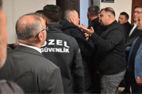 Yozgat Belediyesi Meclis toplantısında AKP ve YRP’li üyeler arasında arbede