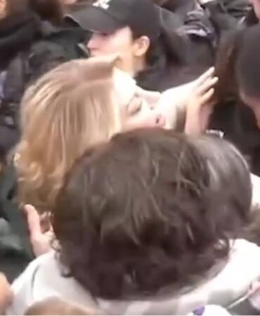 tbmm önünde cinsel istismar protestosu