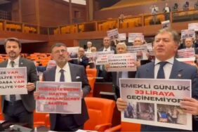CHP'den TBMM Genel Kurulu'nda emekli aylığı eylemi
