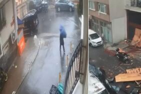 Şişli'de bir binanın çatısı uçtu Bir kişi ölümden döndü!