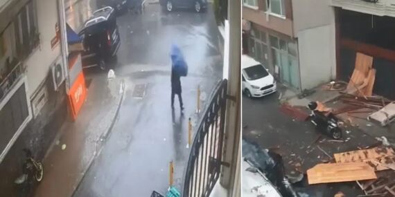 Şişli’de binanın çatısı uçtu: Bir kişi ölümden döndü!