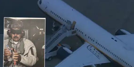 Venezuela Devlet Başkanı Maduro’yu taşıyan uçak New York’a indi!