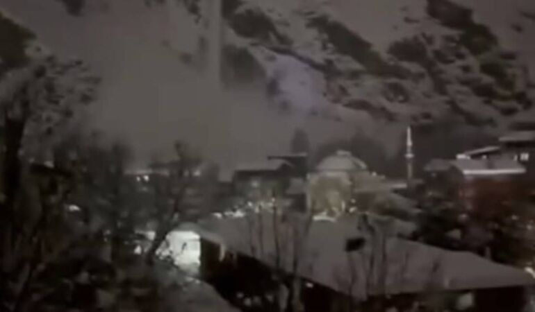 Van’ın Çatak ilçesinde 6 noktaya çığ düştü: 1 kişi hayatını kaybetti, evler tahliye edildi