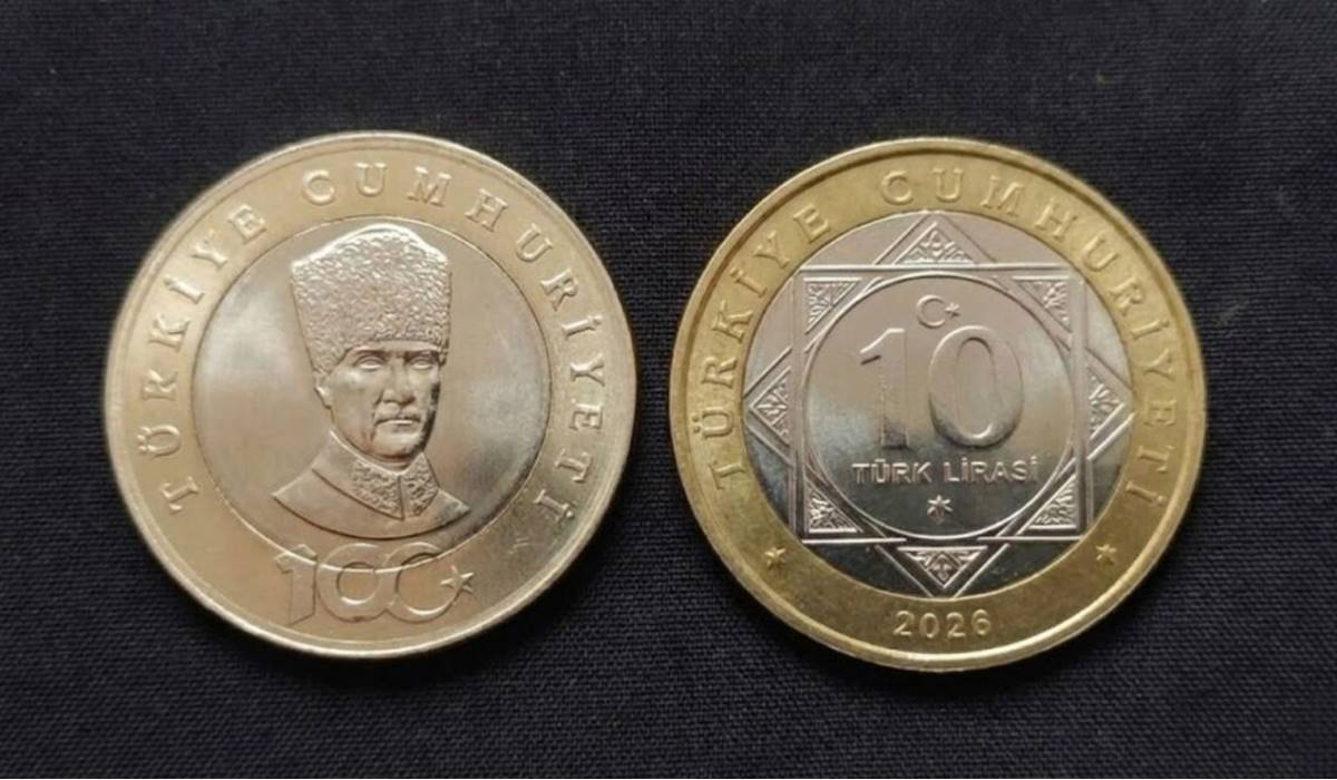 10 TL'lik madeni para