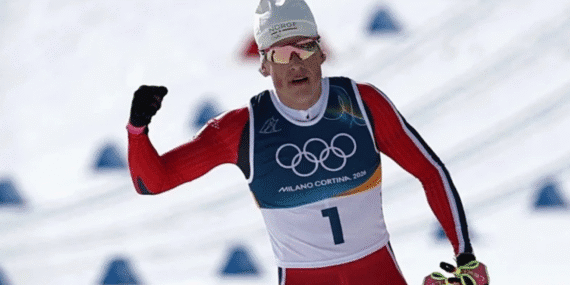 Johannes Klaebo, kariyerindeki 10. altın madalyasını elde ettiği olimpiyatlarda rekorunu geliştirdi