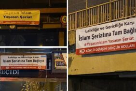 Ankara’nın birçok noktasında 'Laikliğe karşı şeriat' propagandası!