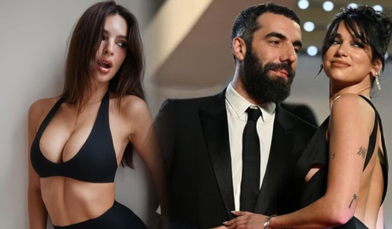 Dua Lipa'nın eski sevgilisi Gavras şimdi de Emily Ratajkowski ile birlikte