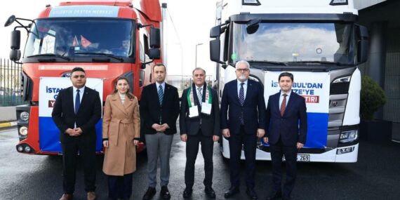 Yardım TIR’ları ikinci kez Gazze’ye doğru yola çıktı