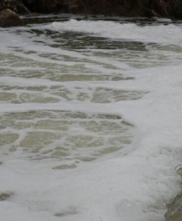 Gebze’de kimyasal atık tepkisi Köpüren dereden ağır kokular yükseliyor!