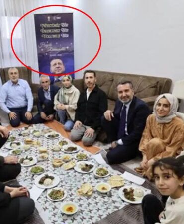 Işıkhan’ın 'Erdoğan' posterli iftar ziyareti tepki çekti!